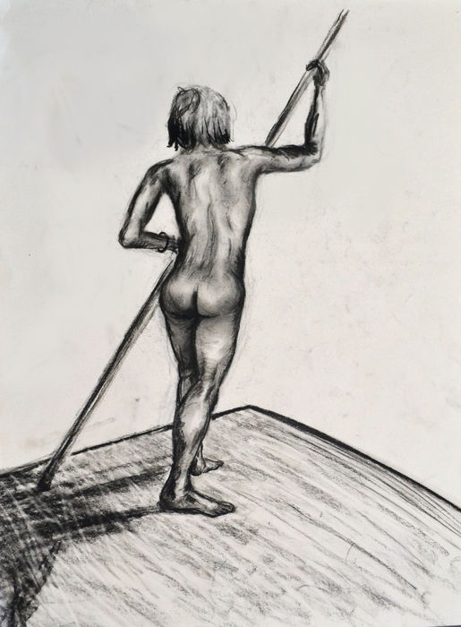 Life Drawing by Michael Reigle Wagner
