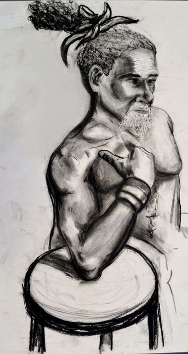 Life Drawing by Michael Reigle Wagner