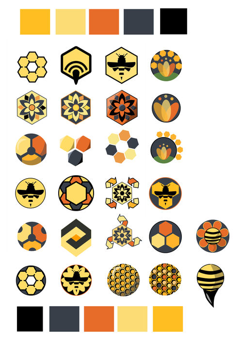 pollinater logos by Michael Reigle Wagner