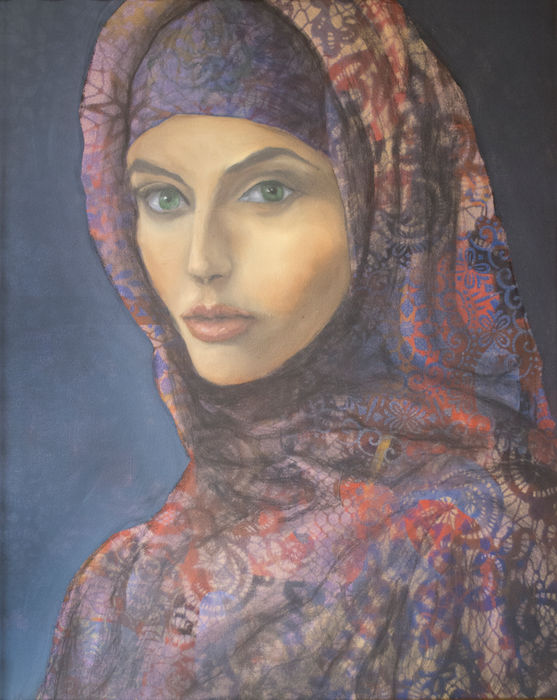 Arabic Portrait by Michael Reigle Wagner
