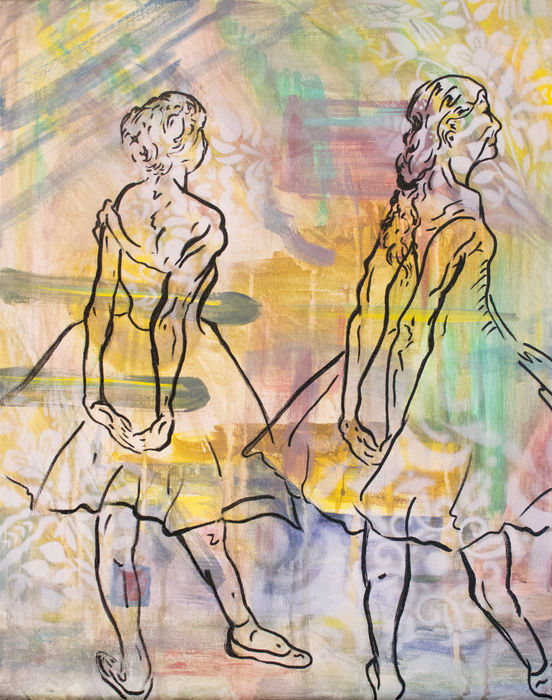 Degas Dancers 2 by Michael Reigle Wagner