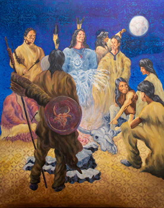 fire ceremony by Michael Reigle Wagner