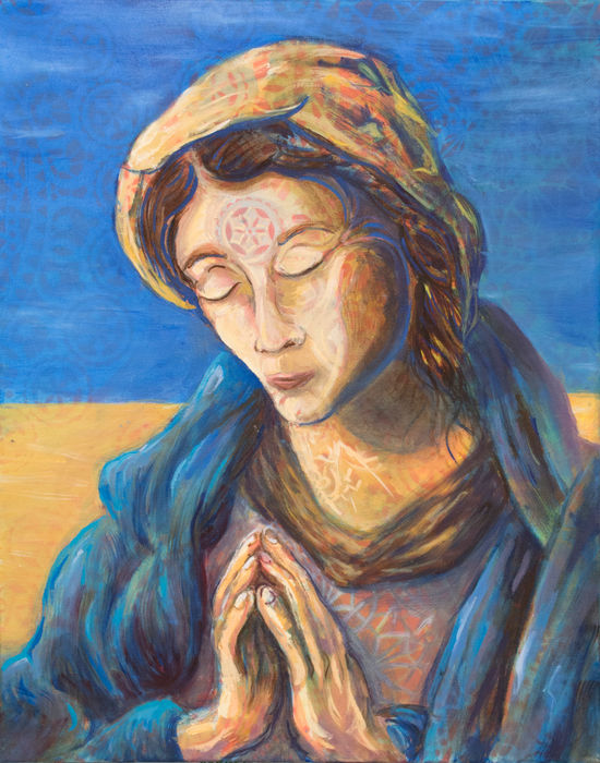 mary mendala by Michael Reigle Wagner