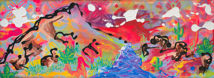 neon landscape by Michael Reigle Wagner
