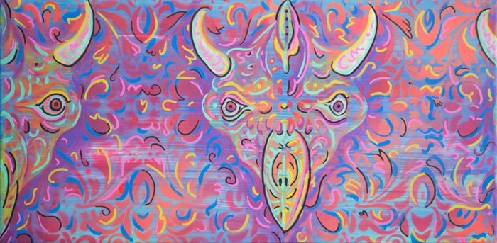 neon ram by Michael Reigle Wagner